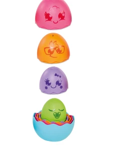 TOMY TOOMIES HIDE AND SQUEAK NESTING EGGS