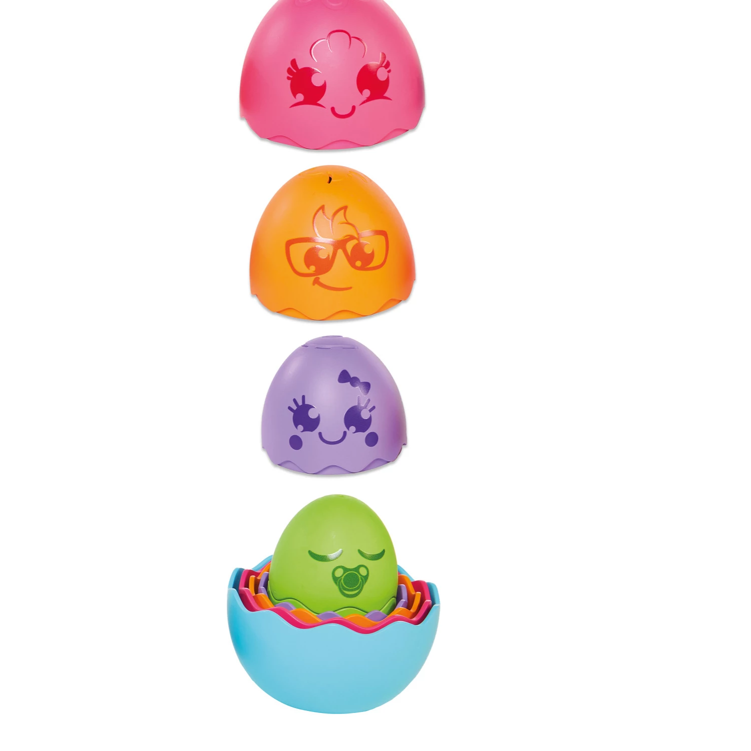 TOMY TOOMIES HIDE AND SQUEAK NESTING EGGS 1 TOMY TOOMIES HIDE AND SQUEAK NESTING EGGS