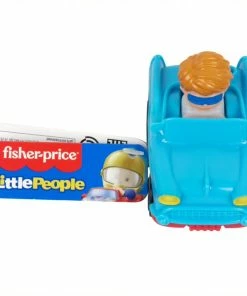 FISHER-PRICE LITTLE PEOPLE WHEELIES BLUE CAR